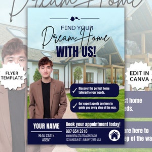 Real State Agent Flyer, Buy and Sell House Flyer, Realtor Flyer, Buying or Selling Real State, Real State Agency Flyer Real Estate Marketing