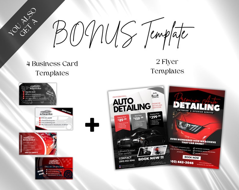 Car Detailing Marketing Template Car Detailing Instagram Post Story Template Social Media Marketing Template Canva Template