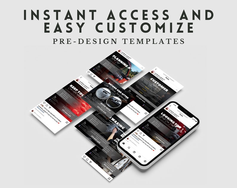 Car Washing Marketing Template Car Washing Instagram Post Template Car Wash Social Media Marketing Template Canva Template