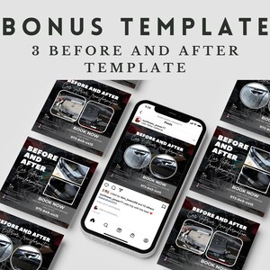 Car Washing Marketing Template Car Washing Instagram Post Template Car Wash Social Media Marketing Template Canva Template