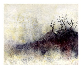 Giclee Fine Art print - Landscape One Abstract watercolour