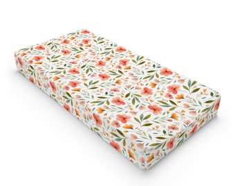 Flowers Baby Changing Pad Cover