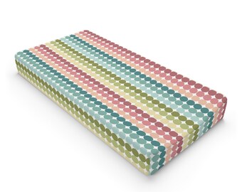 Color Dot Baby Changing Pad Cover