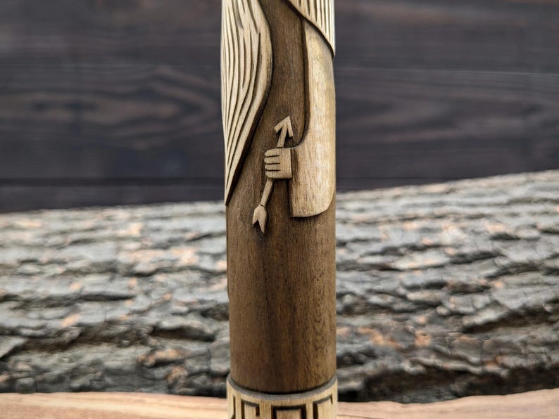 Stribog Hand-carved Statue: Slavic God of Wind Wood Figurine - Etsy