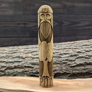 Slavic God - Rod. Wooden gods statue. Slavic Pantheon. Mythology altar. Rod statue.