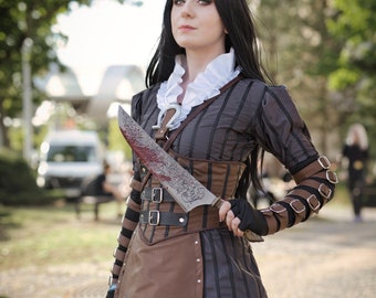 Alice Lidell Cosplay Madness Returns Dress Costume Wonderland Steampunk