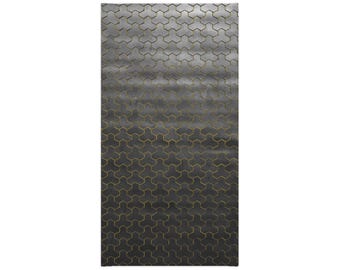 Silver and Gold Midweight Mountain Armor Pattern Tube Scarf - Martial Arts, Japanese traditional art, Samurai gift