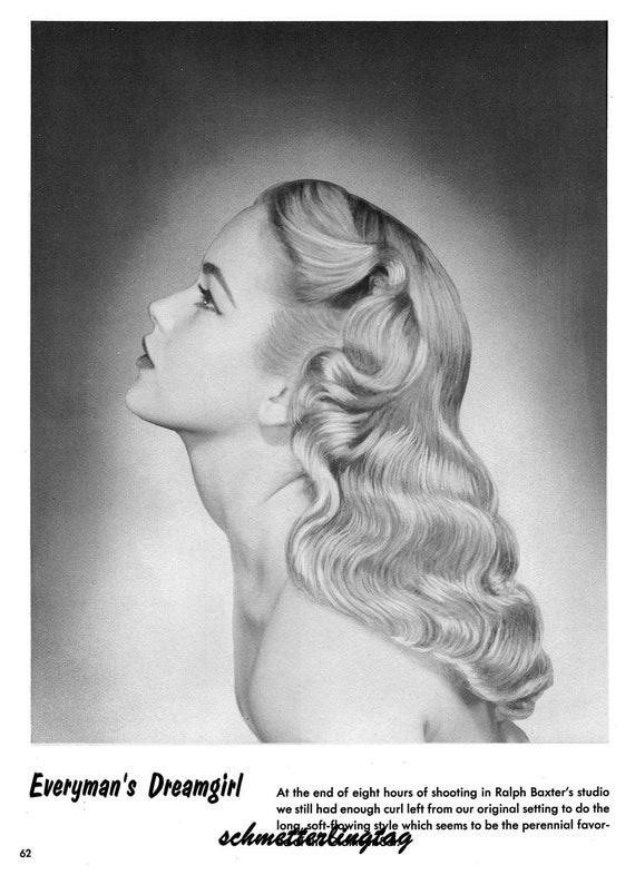 1950s ATOMIC Hairstyle Book Create 50s Long Hairstyles Ingerid - Etsy New  Zealand