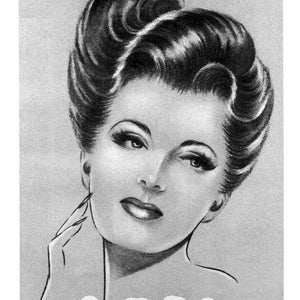 May include: Black and white illustration of a woman with a stylish updo. The text "schmetterlingtag" is visible at the bottom of the image.