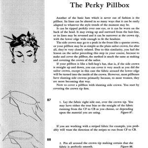 1953 Millinery: Hur man gör tyghattar PDF (digital nedladdning) bild 5