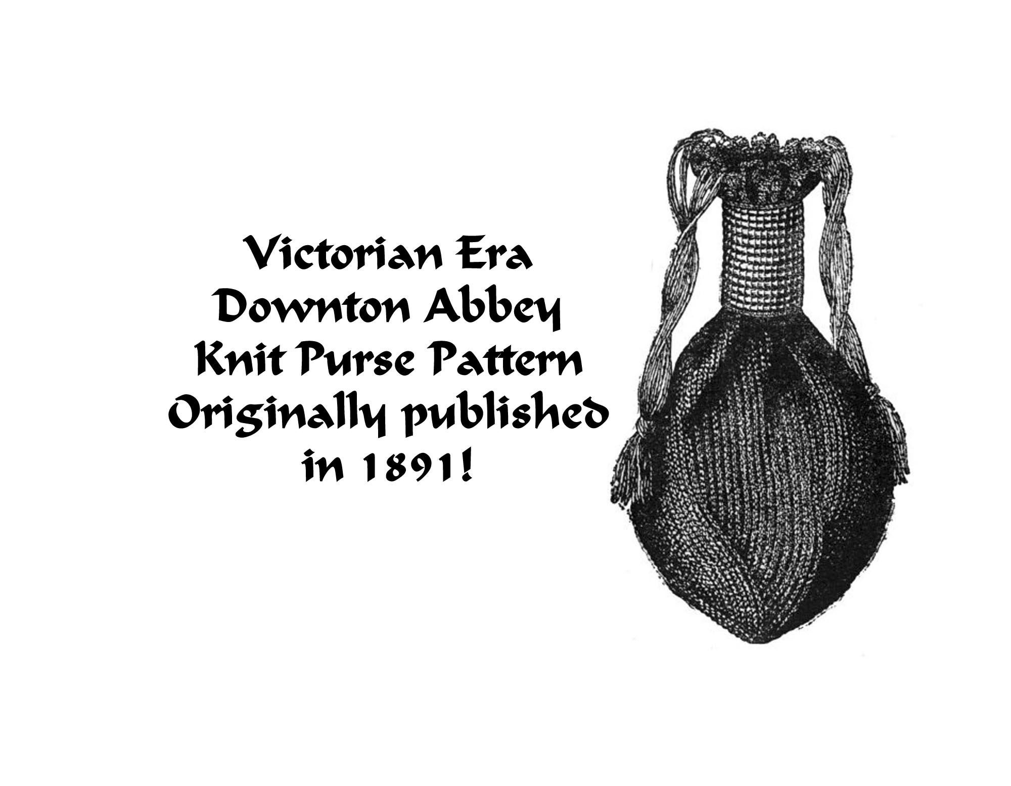 FREE Victorian longpurse aka Misers: Knitting pattern