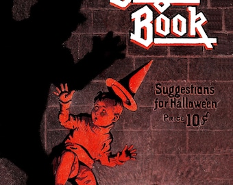 Dennison's Bogie Book (Halloween Thanksgiving) 1923 DOWNLOADABLE PDF e-Book Roaring 20s Flapper Era Party Costumes Parties Games Decorations