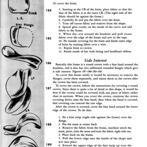 1953 Millinery: Hur man gör tyghattar PDF (digital nedladdning) bild 10