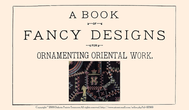 1884 Victorian Crazy Quilt Embroidery Stitches Book Quilts 95 Quilting Designs DakotaPrairieTreasures image 1