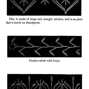 1884 Victorian Crazy Quilt Embroidery Stitches Book Quilts 95 Quilting Designs DakotaPrairieTreasures image 5