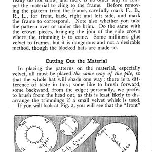 Edwardian Era Millinery Lessons Hat Making Yusuf Make Hats Book 1909 Flowers Equipment Materials Tools Fabrics Wire Frames Straw Childrens image 6