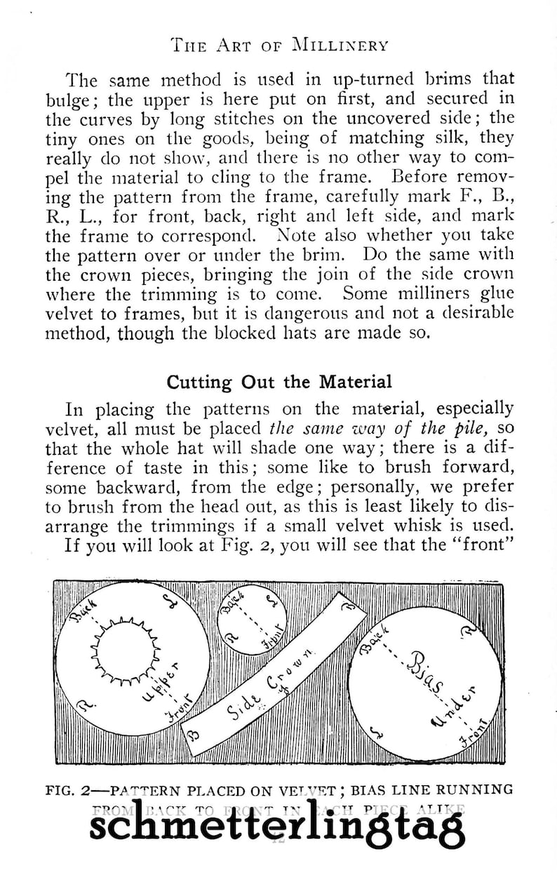 Edwardian Era Millinery Lessons Hat Making Yusuf Make Hats Book 1909 Flowers Equipment Materials Tools Fabrics Wire Frames Straw Childrens image 6