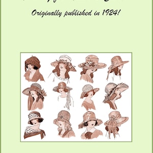 1924 Millinery Book Make Flapper Roaring 20s Childrens Hats Making DIY Milliner