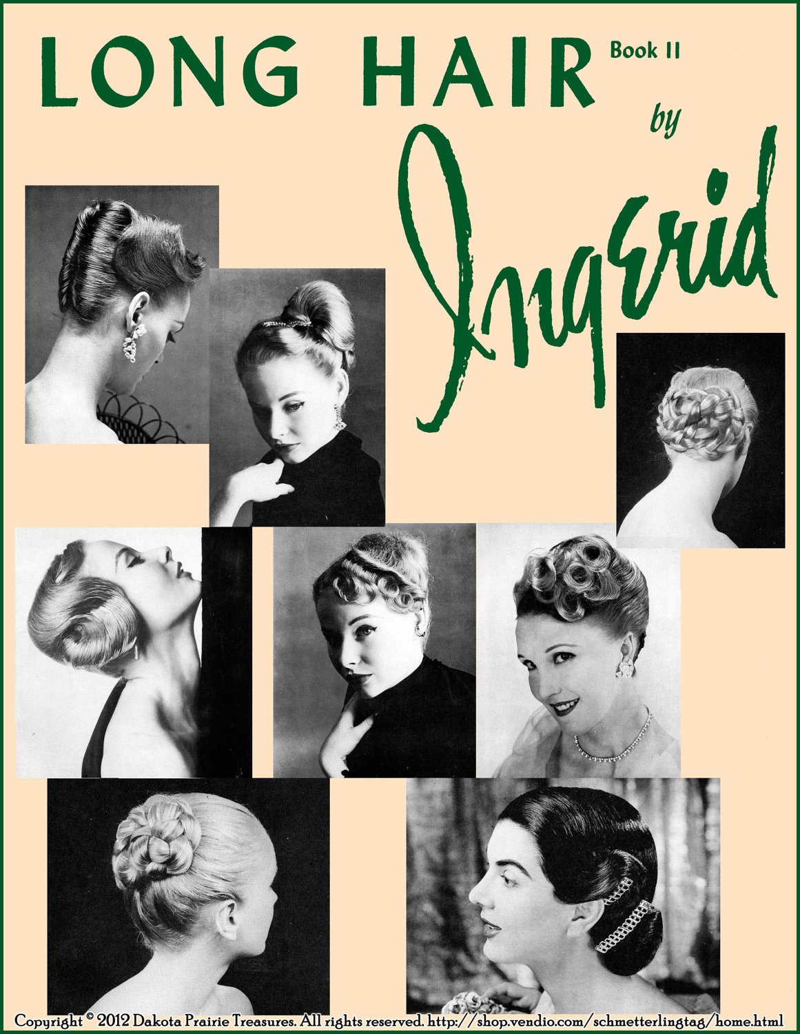 1950s ATOMIC Hairstyle Book Create 50s Long Hairstyles Ingerid - Etsy