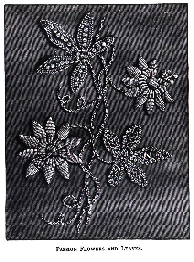 Victorian Mountmellick Embroidery Stitches Book 1886 DIY Embroider