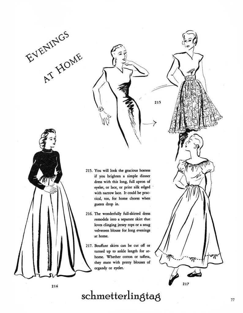 1948 200 Ways to Alter Dress Vintage Sewing Guide McIntire Retro Atomic DIY 40s Swing Era Guide DakotaPrairieTreasures image 4