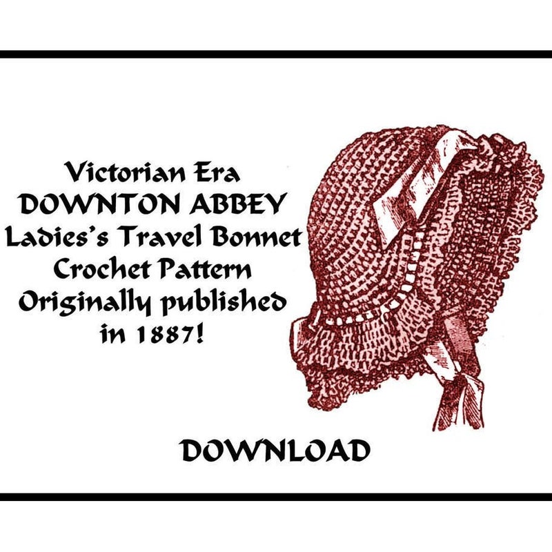 Victorian Bonnet - Etsy