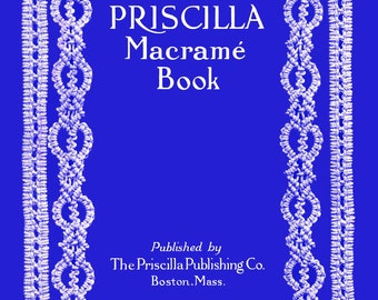 Vintage Macrame Book Patterns Designs PDF DOWNLOAD 1913 Titanic Lace Patterns Purse Vintage Handbags Bags Knotwork DakotaPrairieTreasures