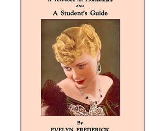 Flapper Hairstyles DOWNLOADABLE PDF 1923 Roaring 20s Great Gatsby Hairstyle e-Book Water Waves DIY Beautician Guide Speakeasy Hollywood Star