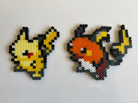 Pikachu Evolution Pokémon Perler Fuse Bead Pixel Art Sprite -  Finland