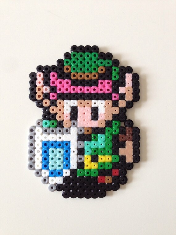 Link From The Legend Of Zelda A Link To The Past Fuse Bead Etsy