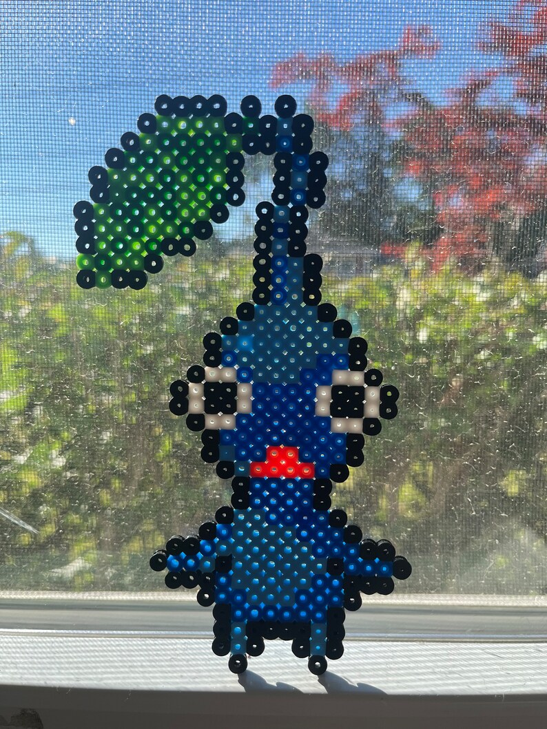 Nintendo Pikmin Perler Fuse Bead Pixel Art Sprite Etsy New Zealand