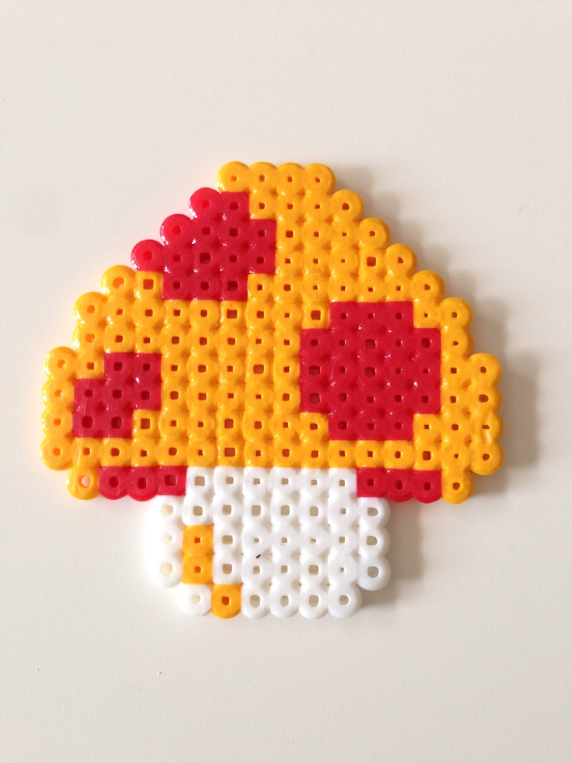 Mario Mushroom From Super Mario Bros. Fuse Bead Pixel Art C28