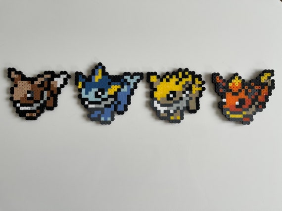 Eevee Evolutions Pokémon Perler Bracelets – Leaky Pixels