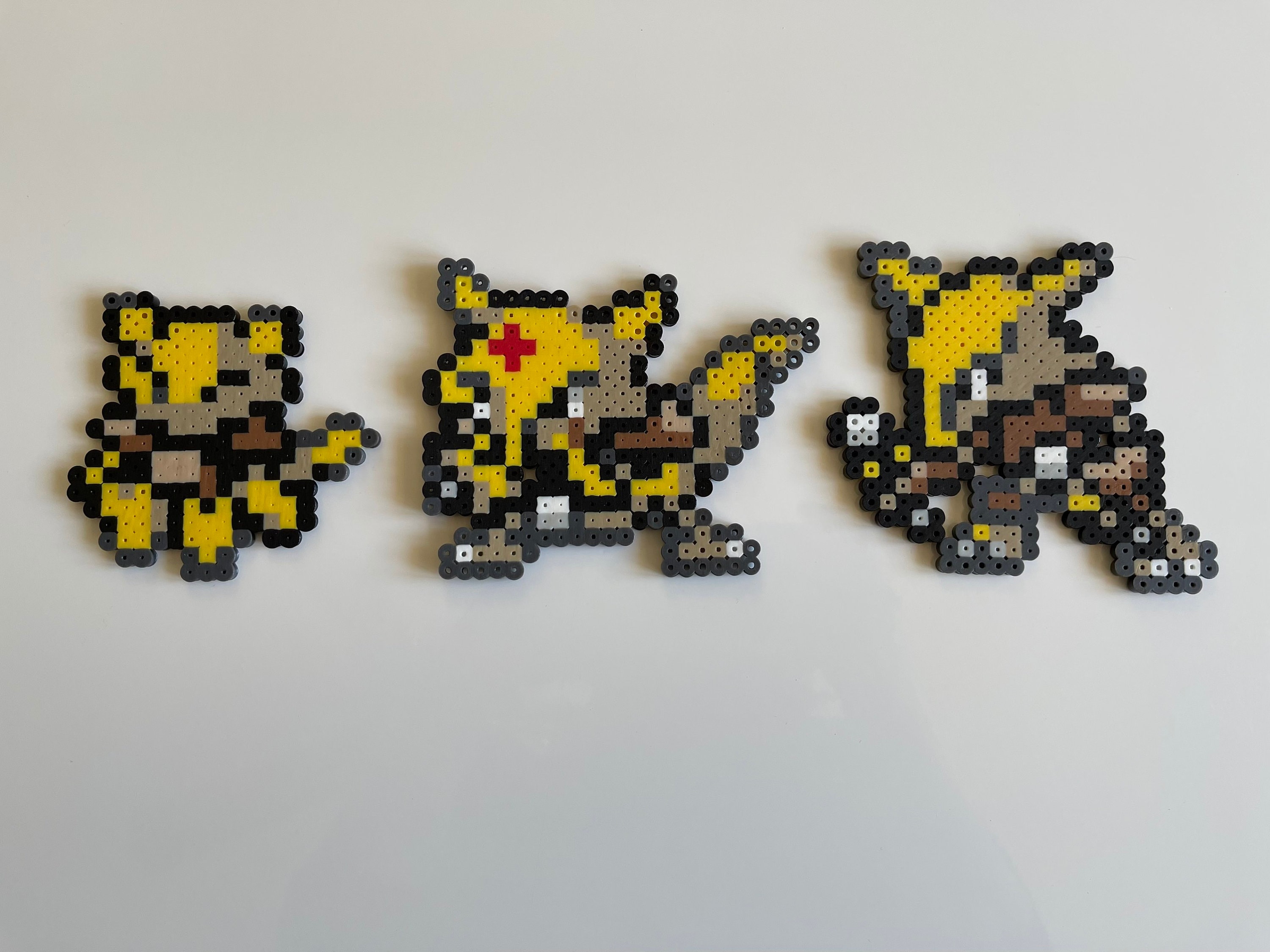 Pikachu Evolution Pokémon Perler Fuse Bead Pixel Art Sprite -  Finland