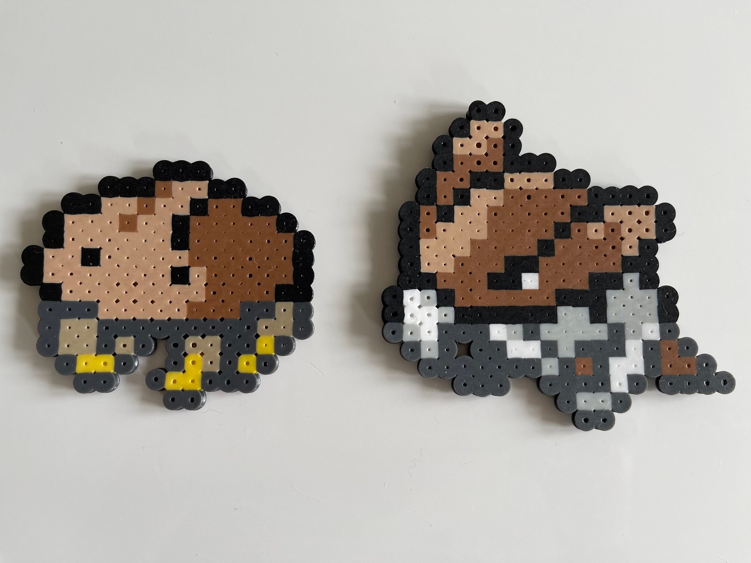 Hitmonlee Evolution Pokémon Perler Fuse Bead Pixel Art Sprite 