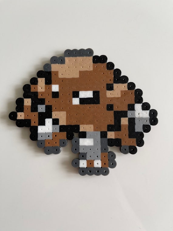 Hitmonlee Evolution Pokémon Perler Fuse Bead Pixel Art Sprite 