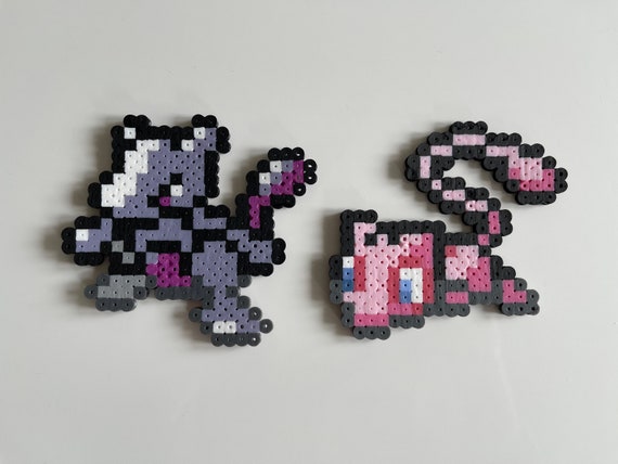 Pokemon Perler Beads Mewtwo Pokemon Go Pokemon Birthday 