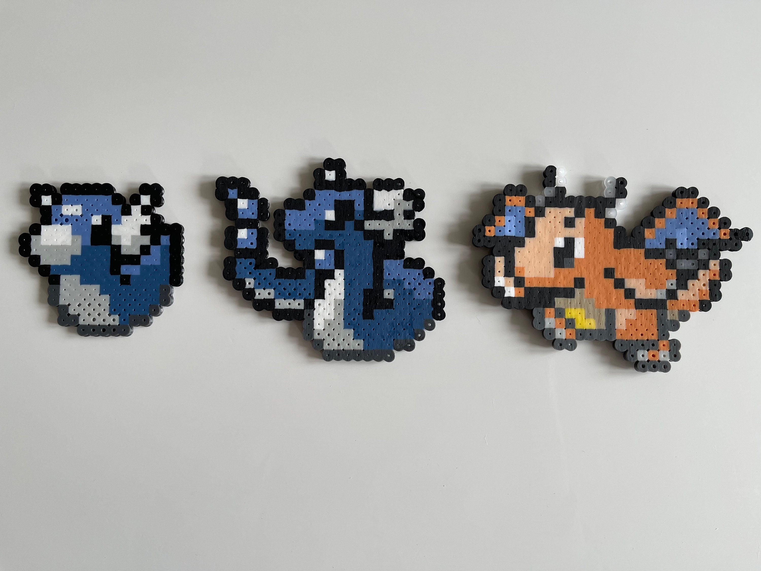 Hitmonlee Evolution Pokémon Perler Fuse Bead Pixel Art Sprite 