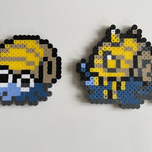 Hitmonlee Evolution Pokémon Perler Fuse Bead Pixel Art Sprite 