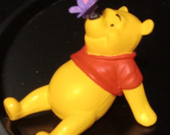 Winnie the Pooh and Butterfly 2.5in pvc mini figure by APPLAUSE