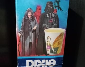 1983 Star Wars: Return of the Jedi Dixie single serving cups. 4 Different graphics.
