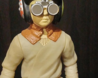 1999 Star Wars Episodio 1 Anakin Skywalker 7 en figura de APPLAUSE, brazos articulados.