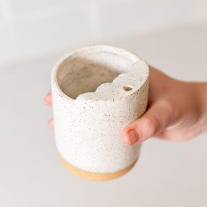 Caneca de cerâmica para viagem de 240ml