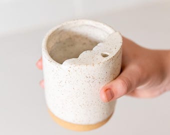8oz Ceramic to-go mug