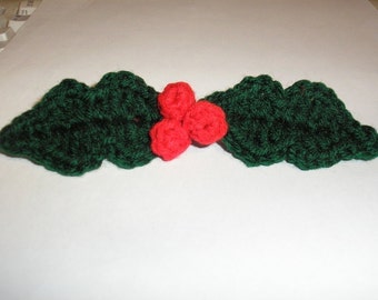 PDF... Holly Berry ... Holiday Crochet Pattern