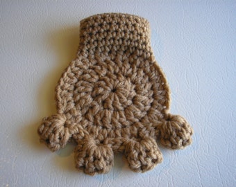 Doggie Paw Coaster...PDF CROCHET PATTERN