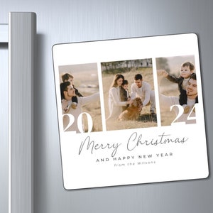 Magnets photo personnalisés, Magnets pour cartes de Noël, Magnets pour réfrigérateur, Magnets pour réfrigérateur personnalisés, Magnets pour faire-part d'anniversaire, Retenez la date