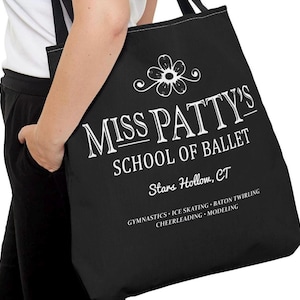 Gilmore Girls Miss Pattys Einkaufstasche, Miss Pattys Ballettschule Einkaufstasche, Sterne hohle Tasche, Gilmore Girls Tasche, Gilmore Girls Geschenktasche