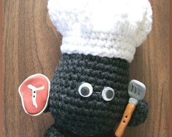 Crochet Pattern,Rock People Chef