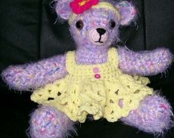 Crochet pattern, Janny-bear, Teddy Bear, PDF Instant Download